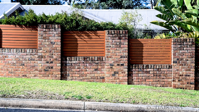 Suburban wall