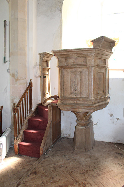 Pulpit, St Mary's Church, Battisford, Suffolk