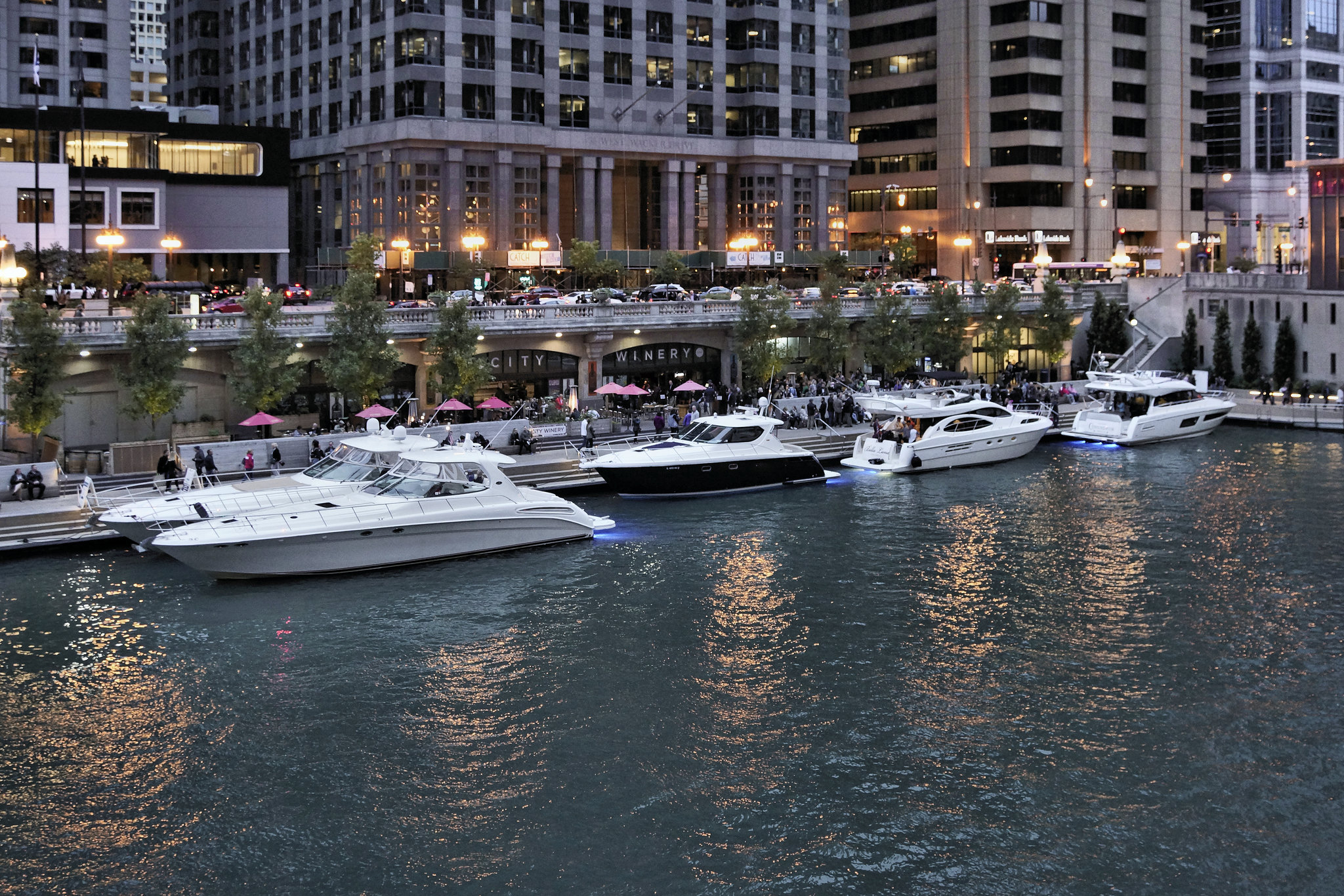 City Winery at Dusk – River Walk South, Chicago, Illinois, United States