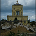 tower amid the destruction