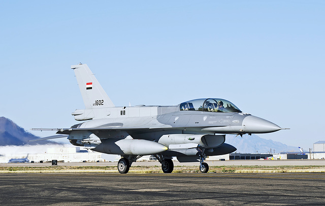 Iraqi Air Force Lockheed Martin F-16D Fighting Falcon 1602 (12-0017)