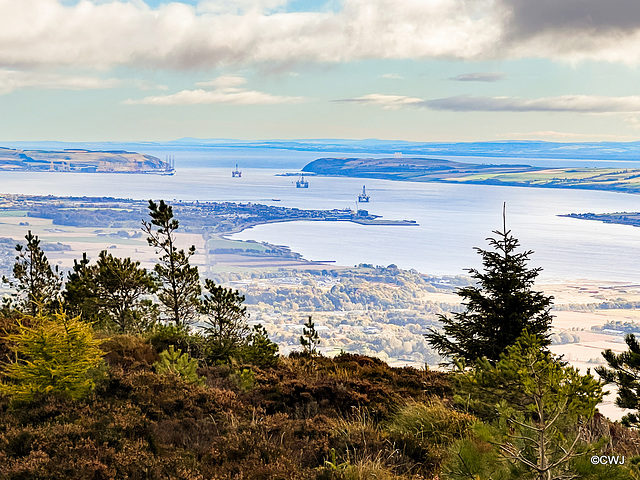 The Cromarty Gap from the Fyrish Monument