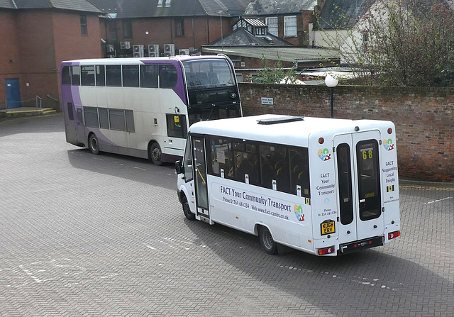 FACT (Fenland Area Community Transport) KU68 ERV in Wisbech - 21 Mar 2024 (P1170645)