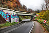 B226 Wetterstraße, Brücke der Bergisch-Märkischen Eisenbahn (Witten) / 26.11.2023