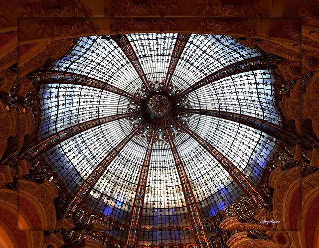 Coupole des Galeries Lafayette ...Bonne journée mes ami(e)s❤️