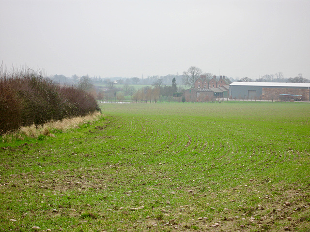 Looking towards Lonkhills Farm