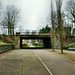 Eisenbahnbrücke über der ehem. Trasse der Emschertalbahn (Duisburg-Mittelmeiderich) / 8.02.2020