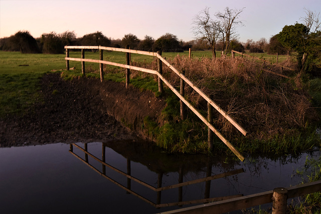 Fence and reflection