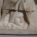 Detail of the Marble Sarcophagus with the Contest between the Muses and Sirens in the Metropolitan Museum of Art, December 2010