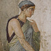 Detail of the Fresco with Punished Eros from the House of Punished Love in Pompeii at ISAW, May 2022