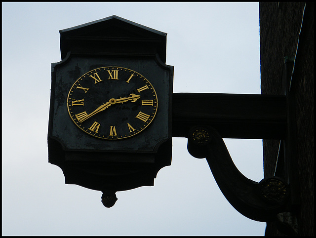 All Hallows clock