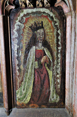 east portlemouth church, devon, c16 rood screen dado (2)