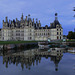 Chambord à la tombée de la nuit