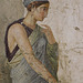 Detail of the Fresco with Punished Eros from the House of Punished Love in Pompeii at ISAW, May 2022