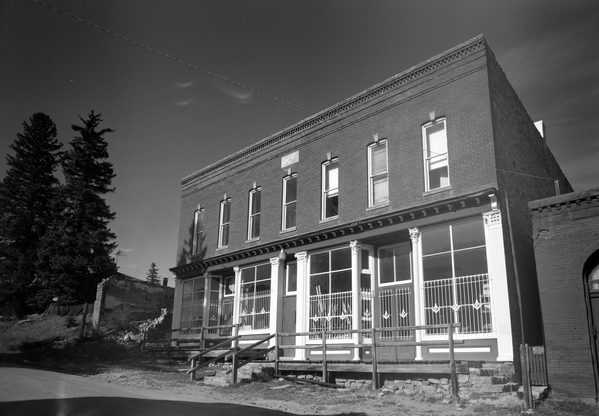 Masonic Block, Nevadaville - built 1879