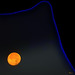 01/10/2023, 07h32'30", luminance du lever de Soleil/coucher de Lune