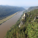 Bastei-Blick ins Elbsandsteingebirge