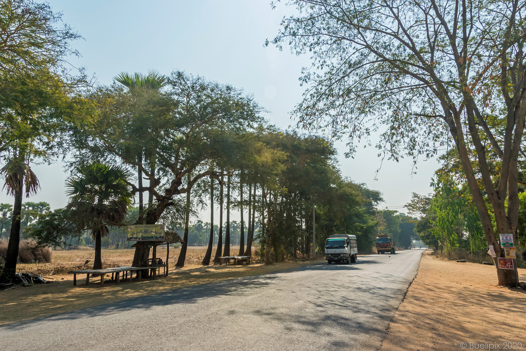 auf der Fahrt von Bagan nach Kalaw (© Buelipix)