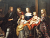 Detail of Everhard Jabach and Family by LeBrun in the Metropolitan Museum of Art, January 2023