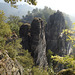 Bastei-Blick ins Elbsandsteingebirge