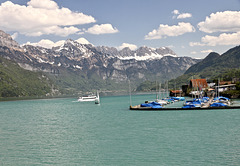 Der Walensee bei Mühlehorn