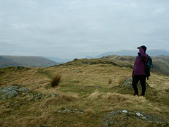 The ridge leading to High Rigg