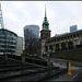 old church surrounded by grot