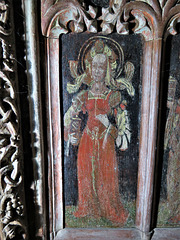 east portlemouth church, devon, c16 rood screen dado (6)