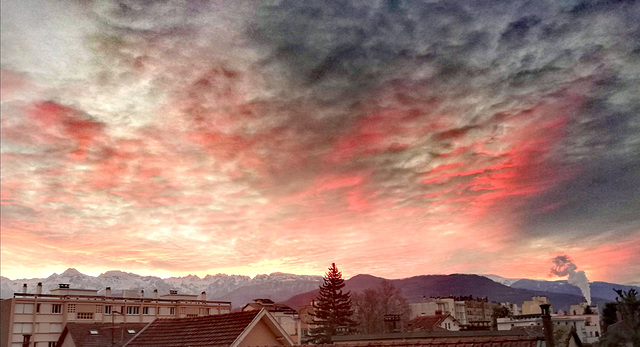 Ciel tourmenté... Belle soirée !