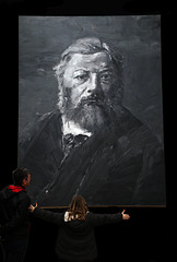 Gustave Courbet - huile sur toile de Yan Pei-Ming