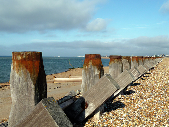 HFF from Hayling Island with Portsmouth in the background