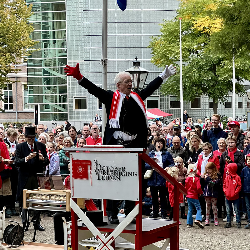 Leidens Ontzet 2022 – Choir director Wim de Ru