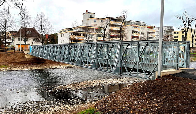 Behelfsbrücke für Fußgänger