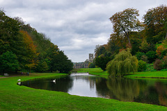 Fountains Abbey from afar