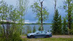 Storm over Puntchesakut Lake.