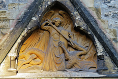llandaff cathedral, cardiff, wales