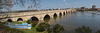Bulgaria, The Mustafa Pasha Bridge from the Right Bank of the Maritsa River in Svilengrad