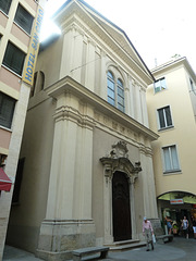 Eingang zur Kirche Di San Carlo