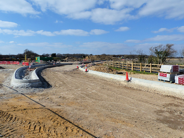 Stubbington Bypass Construction (2) - 7 March 2021