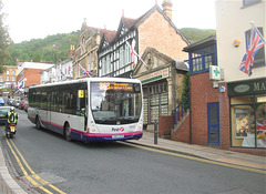 First Midlands West 66695 (CN57 EFB) in Great Malvern - 6 Jun 2012 (DSCN8332)