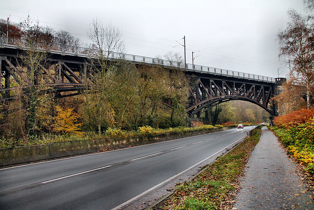 Elbschetalbahn, Stahlbögen des Ruhr-Viadukts (Witten) / 26.11.2023