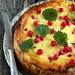 Martsipani-kohupiimakook punaste sõstardega / Marzipan and curd cheese cake with red currants