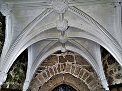 chagford church, devon , c15 porch vaulting (1)