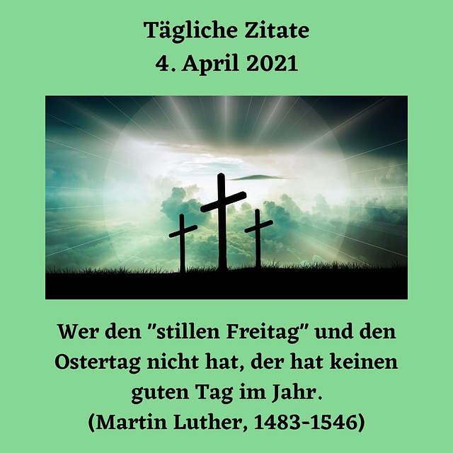 Tägliche Zitate 4. April 2021