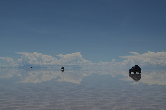 Bolivia, Salar de Uyuni, The way into Infinity