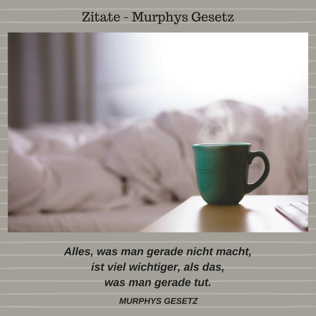 Zitate - Murphys Gesetz (1)