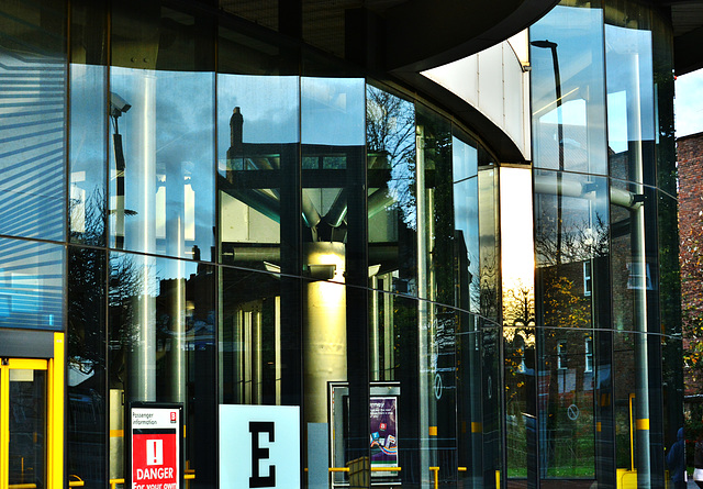 Reflections at the Metro Interchange