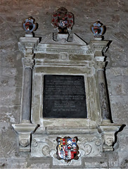 chagford church, devon  , c17 tomb of john prouz +1664
