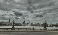 Die Binnenalster von der Lombardsbrücke (210°) - hFF Die Binnenalster von der Lombardsbrücke (210°) - hFF