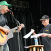 Steve Poltz's guitar case's owner, Steve Poltz, on the Main Stage Sunday